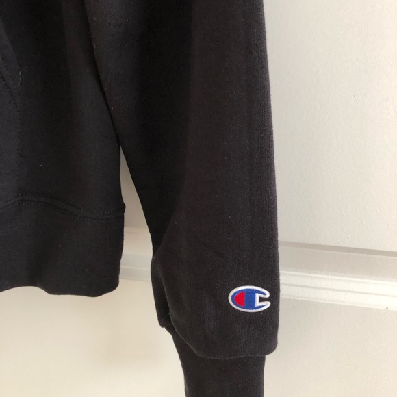 Champion print pullover hoodie black - Picture 4 of 4